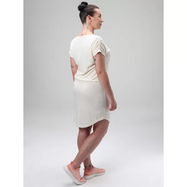  Rochie LOAP BUGATELA CLW2477 ALB 