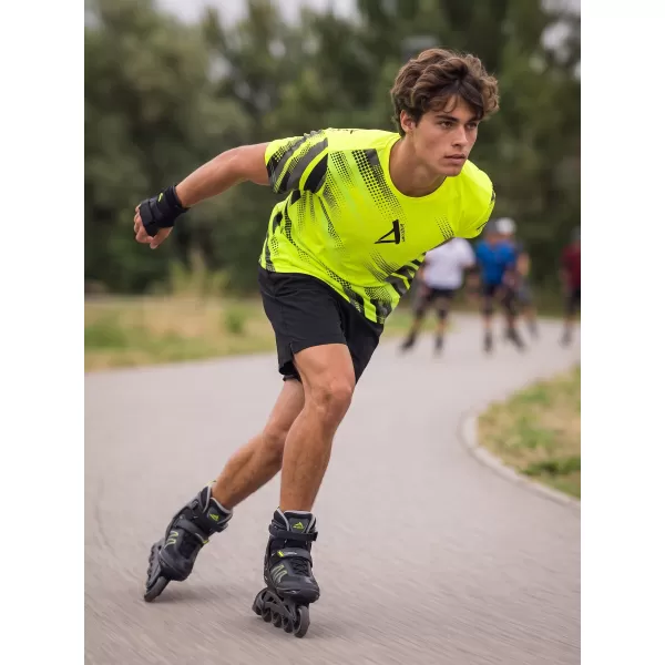  Tricou funcțional premium pentru bărbați ALTISPORT VOJ/ALM028TR01 GALBEN NEON 