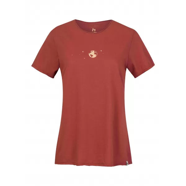  Tricou pentru femei HANNAH EDITH MARSALA 