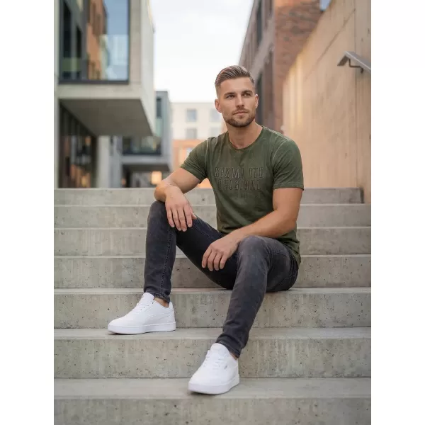  Tricou pentru bărbați KIXMI SALEM KAKI 