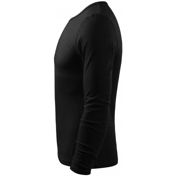  Tricou pentru bărbați cu mâneci lungi ALTISPORT NoPrint NP/ALM911 NEGRU 