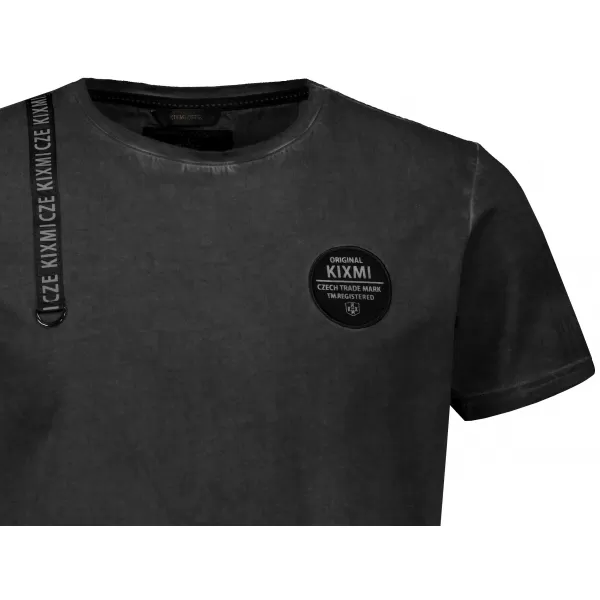  Tricou pentru bărbați KIXMI SIMEON GRI INCHIS 