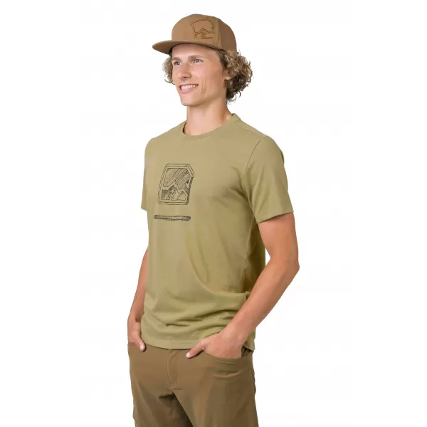 Tricou pentru bărbați HANNAH MIKO KAKI/ANTRACIT 
