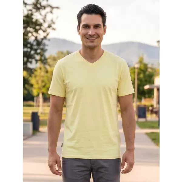  Tricou pentru bărbați SAM 73 FIDEL MT 844 GALBEN DESCHIS 