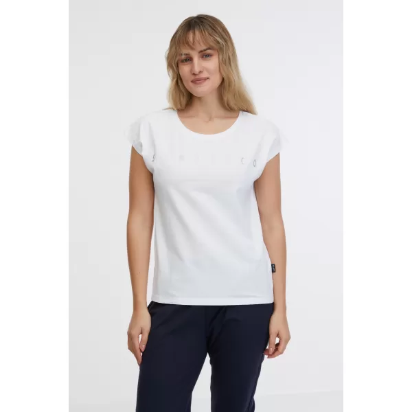  Tricou pentru femei SAM 73 OCTAVIA WT 921 ALB 