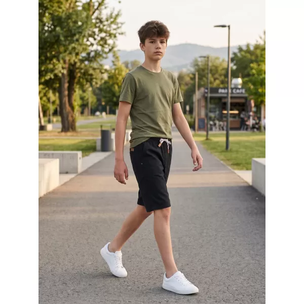  Pantaloni scurți pentru băieți SAM 73 FALKO KS 511 NEGRU 