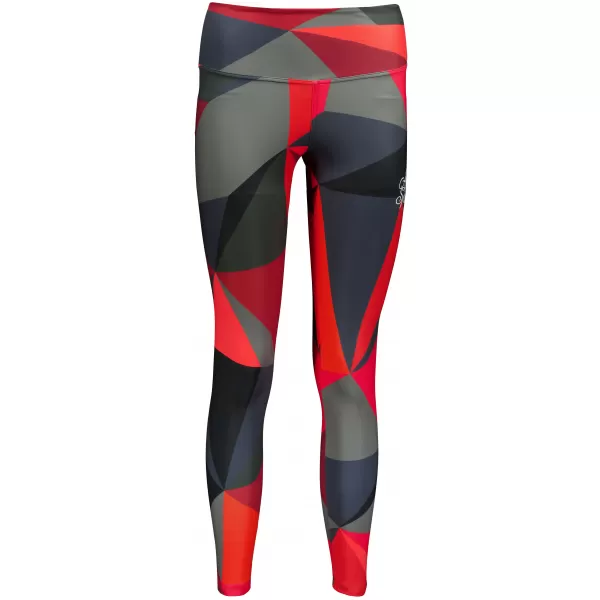  Jambiere lungi premium de damă ALTISPORT VOJ/ALW007LEG01 ROȘU 