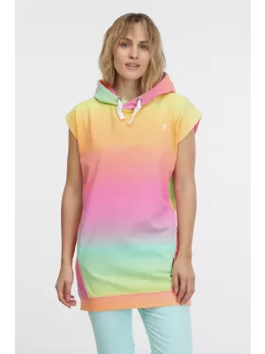 Hanorac de damă cu mâneci scurte SAM 73 MABEL WM 792 COLORAT