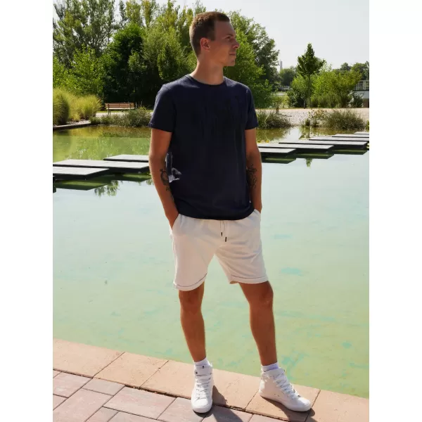  Tricou pentru bărbați ALTISPORT CARLSON ALBASTRU INCHIS 