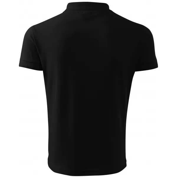  Tricou pentru bărbați cu guler ALTISPORT NoPrint NP/ALM302 NEGRU 