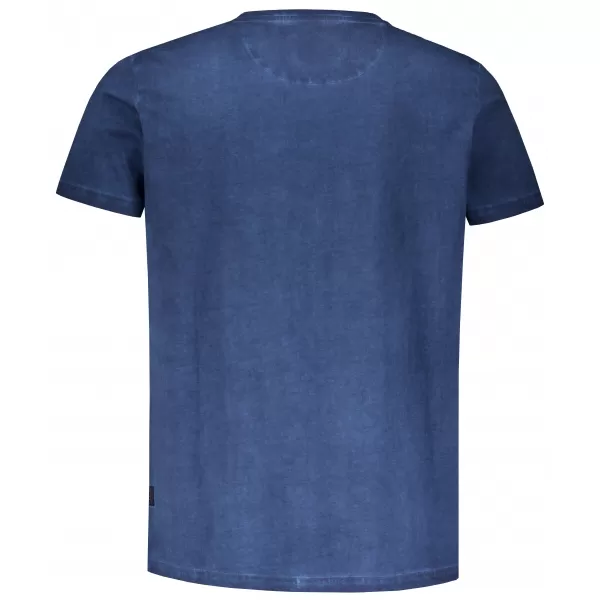  Tricou pentru bărbați KIXMI SOREN ALBASTRU INCHIS 