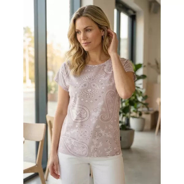  Tricou pentru femei SAM 73 MARGARITA WT 903 ROZ VECHI 