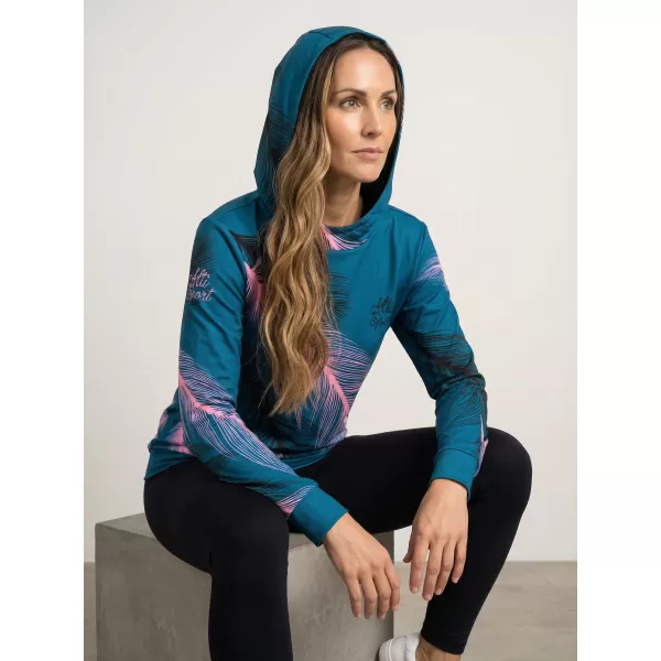  Hanorac funcțional premium pentru femei ALTISPORT VOJ/ALW001MI01 BENZINĂ/ROZ DESCHIS 