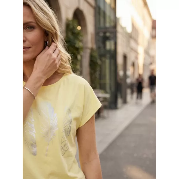  Tricou pentru femei SAM 73 CLORINDA WT 914 GALBEN DESCHIS 