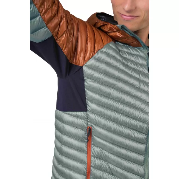  Jachetă pentru bărbați HANNAH MIO HOODY CĂDERE RUGINA/CRIN 