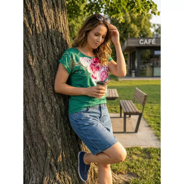  Tricou pentru femei KIXMI SAKURA Verde 