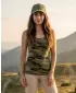 Maieu de damă ALTISPORT NoPrint NP/ALW63C VERDE DE CAMUFLAJ