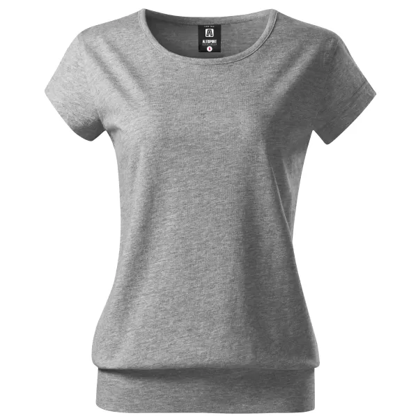  Tricou pentru femei ALTISPORT NoPrint NP/ALW021 EVIDENȚIERI GRI ÎNCHIS 