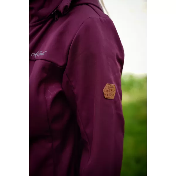  Palton softshell dama ALTISPORT CIARA BURGUNDIA 