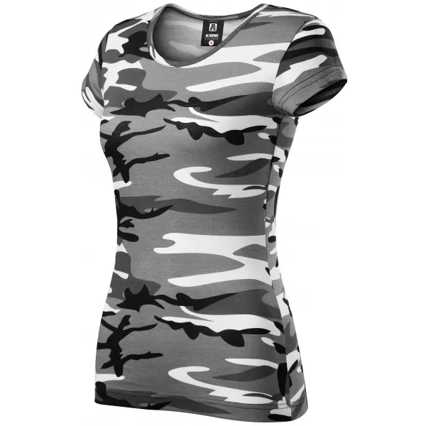  Tricou pentru femei ALTISPORT NoPrint NP/ALW22C GRI CAMUFLAJ 