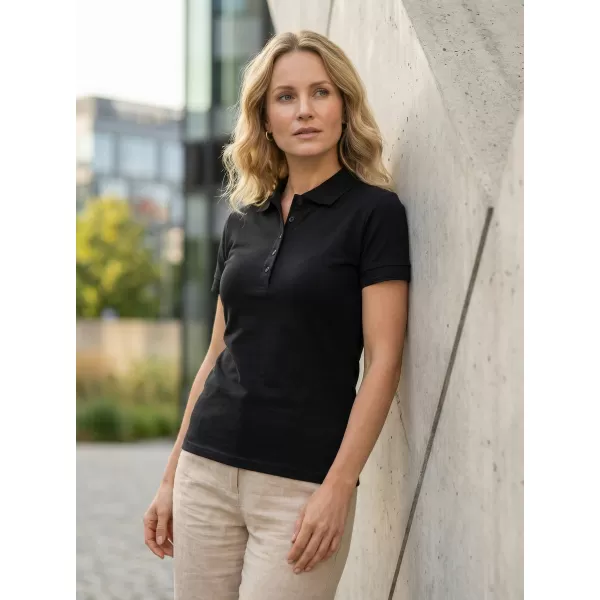  Tricou de damă cu guler ALTISPORT NoPrint NP/ALW012 NEGRU 