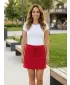 Fusta de dama cu pantaloni scurti ALTISPORT NoPrint NP/ALW406 ROȘU