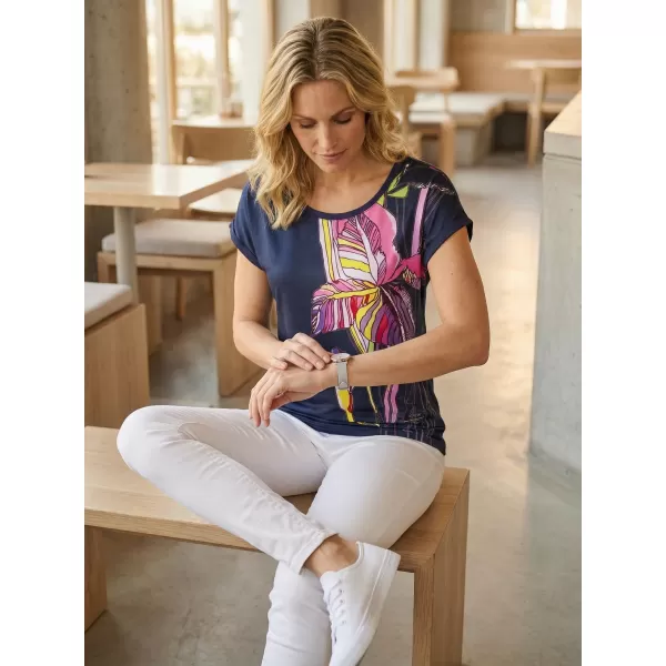  Tricou pentru femei ALTISPORT CELENA ALBASTRU INCHIS 