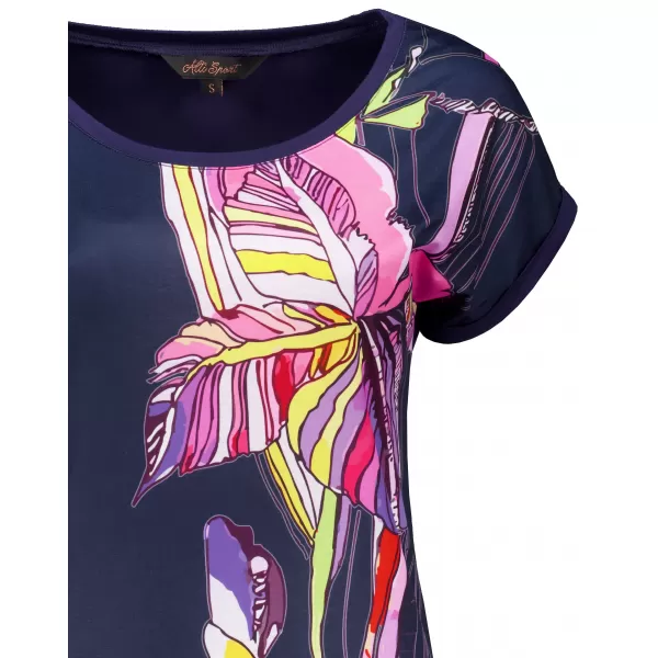  Tricou pentru femei ALTISPORT CELENA ALBASTRU INCHIS 