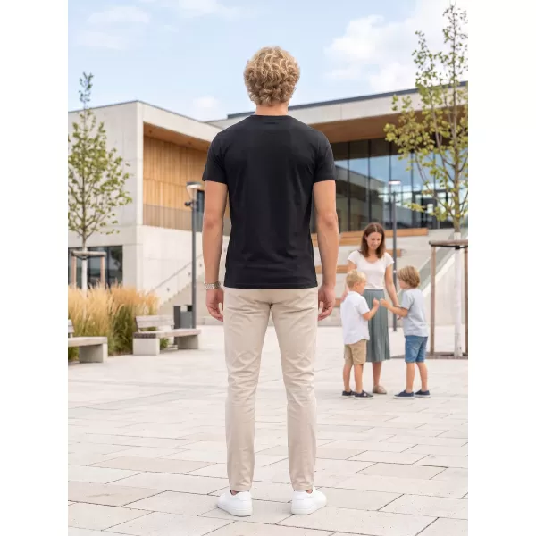  Tricou pentru bărbați ALTISPORT NoPrint NP/ALM921 NEGRU 
