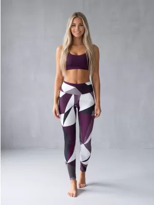 Jambiere lungi premium de damă ALTISPORT VOJ/ALW007LEG01 VIOLET