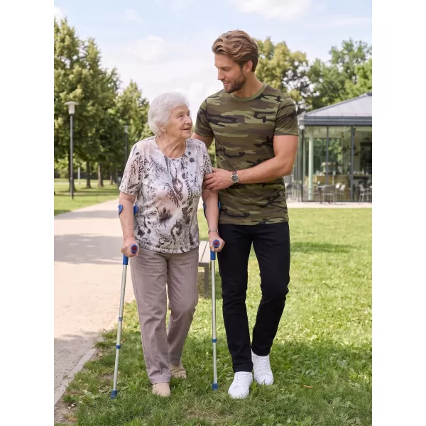  Tricou pentru bărbați ALTISPORT NoPrint NP/ALM441 VERDE DE CAMUFLAJ 