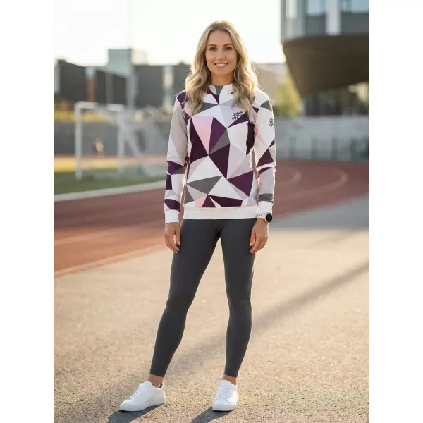  Hanorac funcțional premium pentru femei ALTISPORT VOJ/ALW007MI01 ALB 