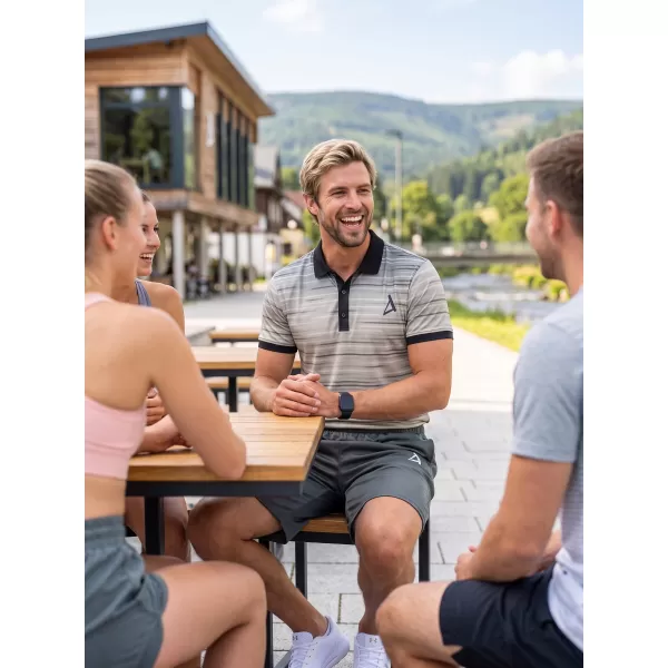  Pantaloni scurți funcționali premium pentru bărbați ALTISPORT VOJ/ALM013KRA01 GRI 