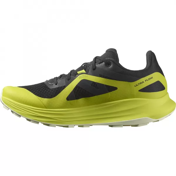  Pantofi pentru bărbați SALOMON ULTRA FLOW L47462500 NEGRU/ IZVOR SULF/GALBEN TRANSPARENT 