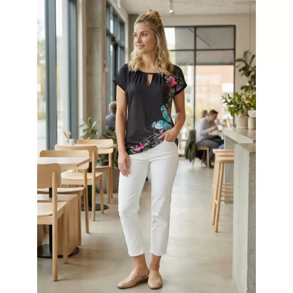  Tricou pentru femei ALTISPORT CARINE NEGRU 