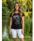 Tricou pentru femei KIXMI SINDY NEGRU