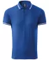 Tricou pentru bărbați cu guler ALTISPORT NoPrint NP/ALM912 ALBASTRU REGAL