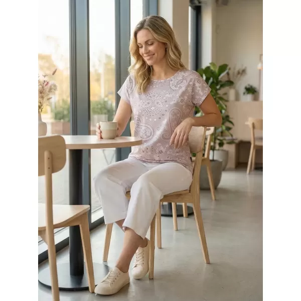  Tricou pentru femei SAM 73 MARGARITA WT 903 ROZ VECHI 