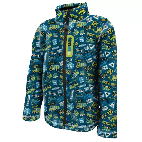  Hanorac fleece pentru copii WAMU BAGR ALBASTRU 