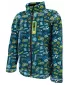 Hanorac fleece pentru copii WAMU BAGR ALBASTRU