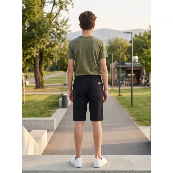  Pantaloni scurți pentru băieți SAM 73 FALKO KS 511 NEGRU 