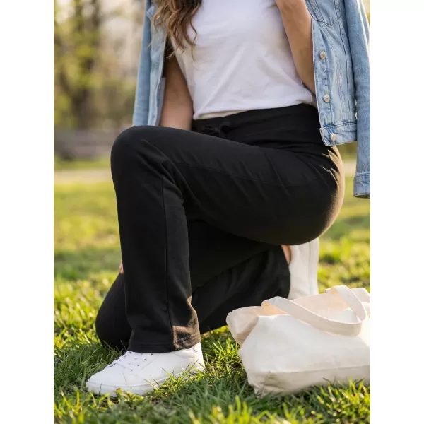  Pantaloni de trening pentru femei ALTISPORT NoPrint NP/ALW806 NEGRU 