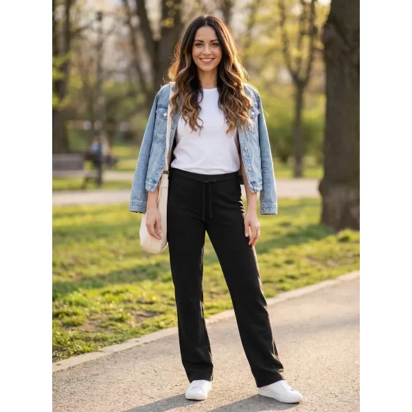  Pantaloni de trening pentru femei ALTISPORT NoPrint NP/ALW806 NEGRU 