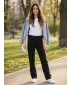 Pantaloni de trening pentru femei ALTISPORT NoPrint NP/ALW806 NEGRU