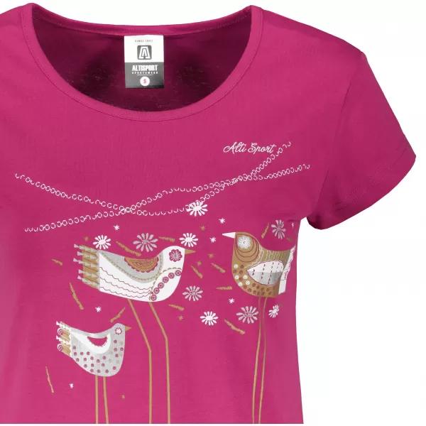  Dámské triko ALTISPORT CARRYOVER ALW043122 FUCHSIA RED 