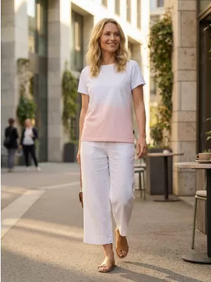 Tricou pentru femei SAM 73 DOLORES WT 906 ROZ DESCHIS