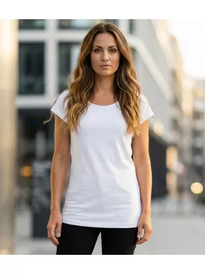 Tricou lung de damă ALTISPORT NoPrint NP/ALW321 ALB