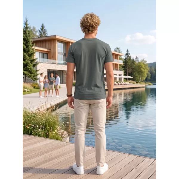  Tricou pentru bărbați ALTISPORT NoPrint NP/ALM921 ARDEZIE ÎNTUNECATĂ 