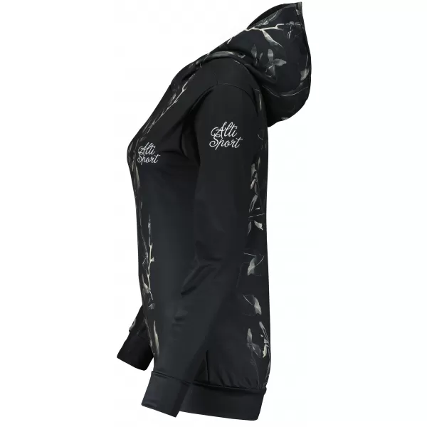  Hanorac funcțional premium pentru femei ALTISPORT VOJ/ALW026MI01 NEGRU 