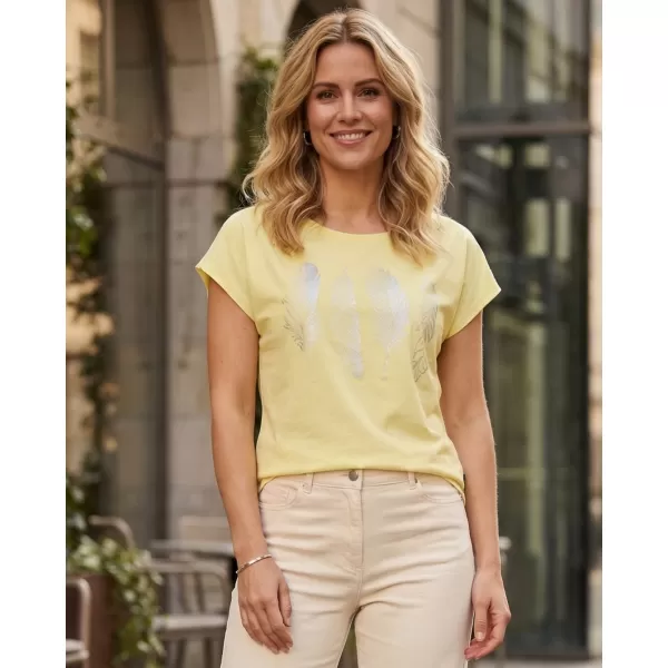  Tricou pentru femei SAM 73 CLORINDA WT 914 GALBEN DESCHIS 